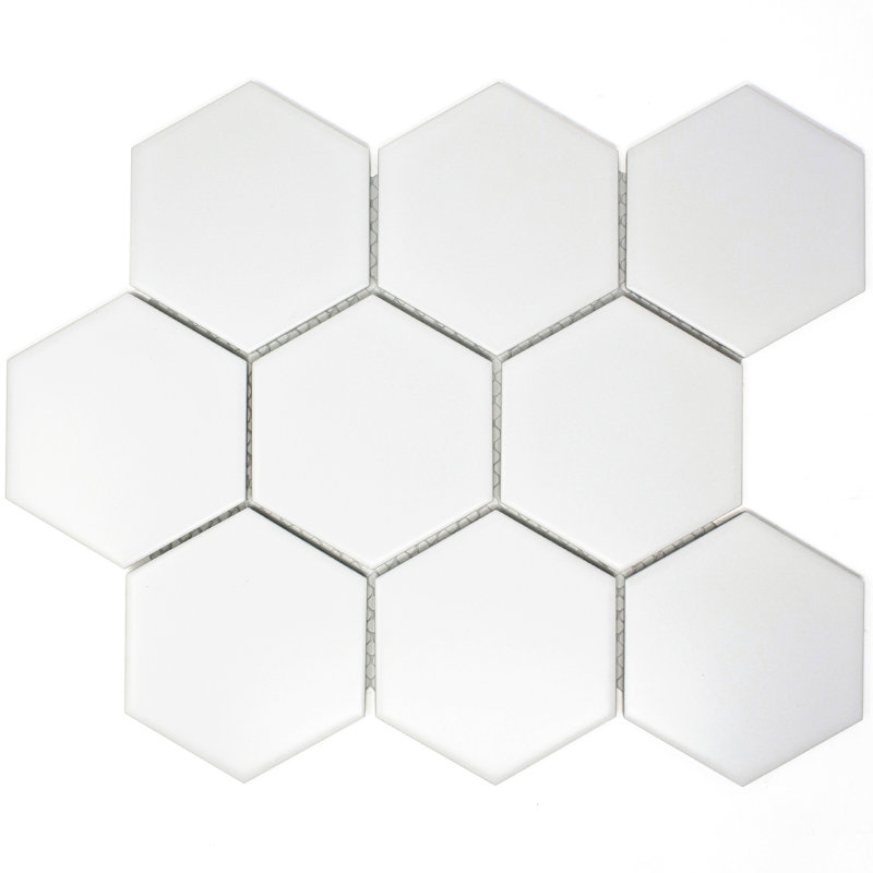 Supreme Tile 4" x 4" Porcelain Mosaic Wall & Floor Tile & Reviews